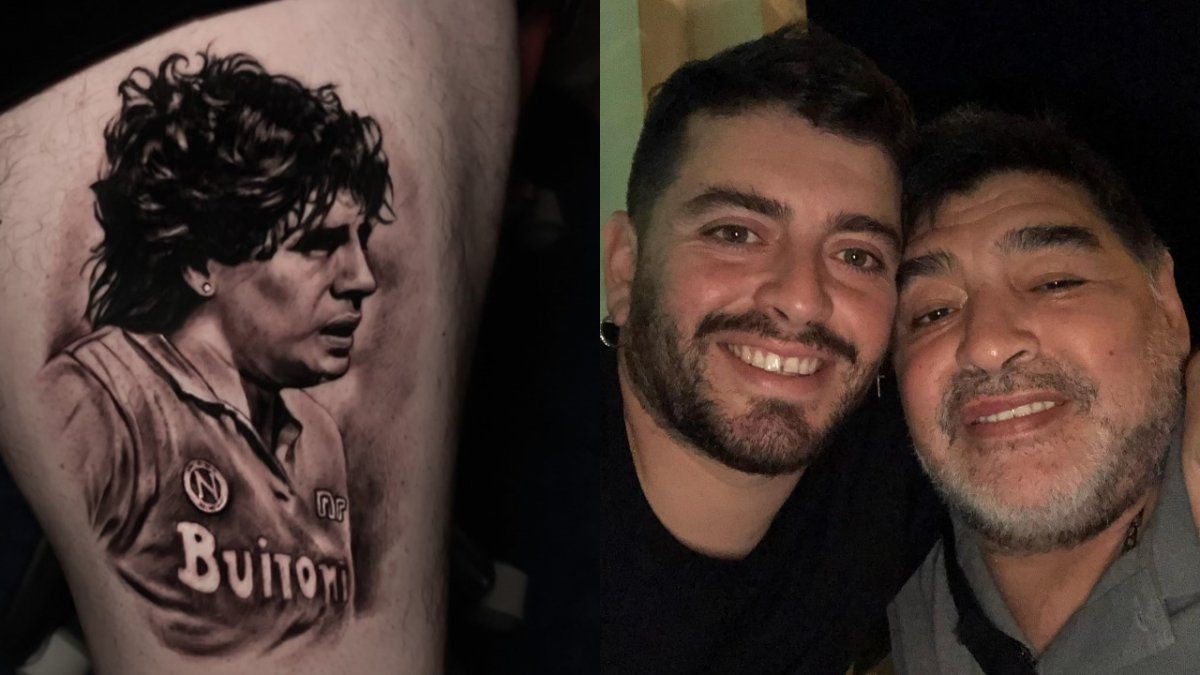 Diego Junior homenajeó a su papá con un tatuaje | Deportes