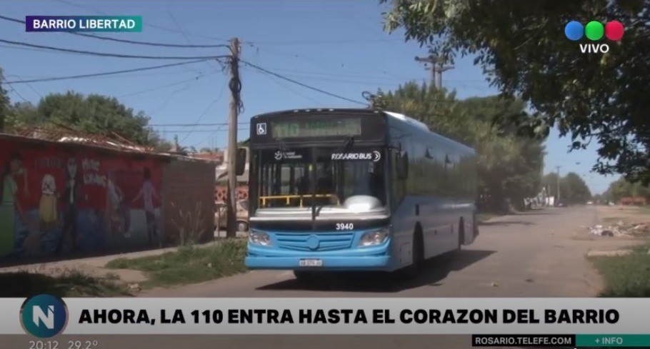 La línea 110 vuelve a ingresar al barrio Libertad | Información General