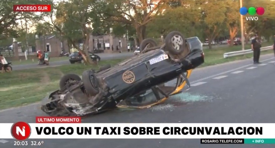 Siniestro vial en acceso sur | Información General