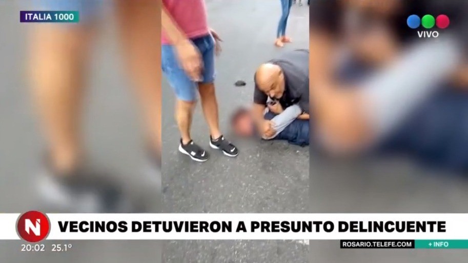 Vecinos detuvieron a motochorro | Información General