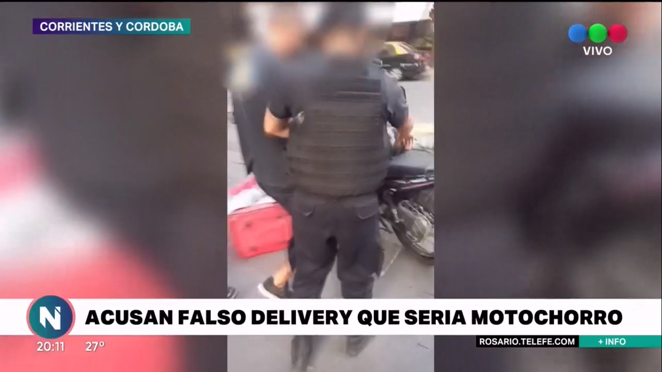 Denuncian que motochorros se hacen pasar por cadetes de delivery | Información General