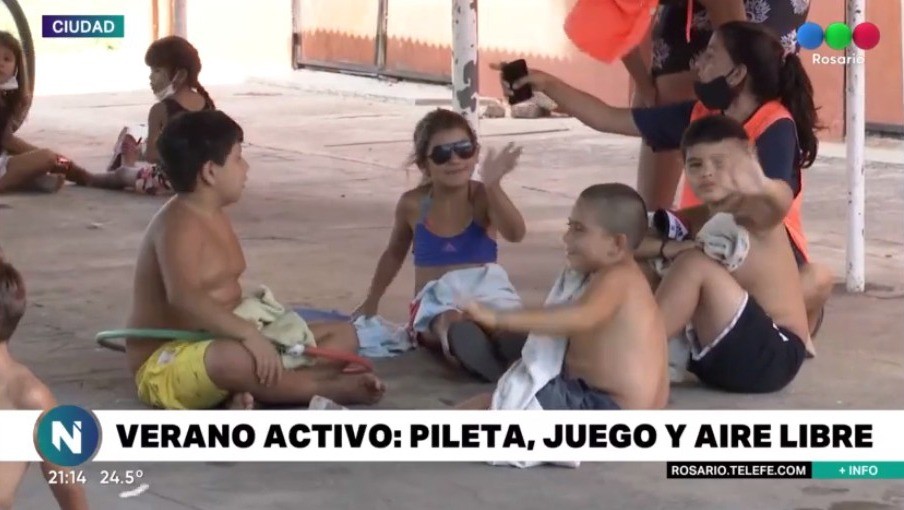 Pileta, juegos y aire libre: la estrategia para volver a conectar a los chicos de barrios vulnerables con las escuelas | Información General