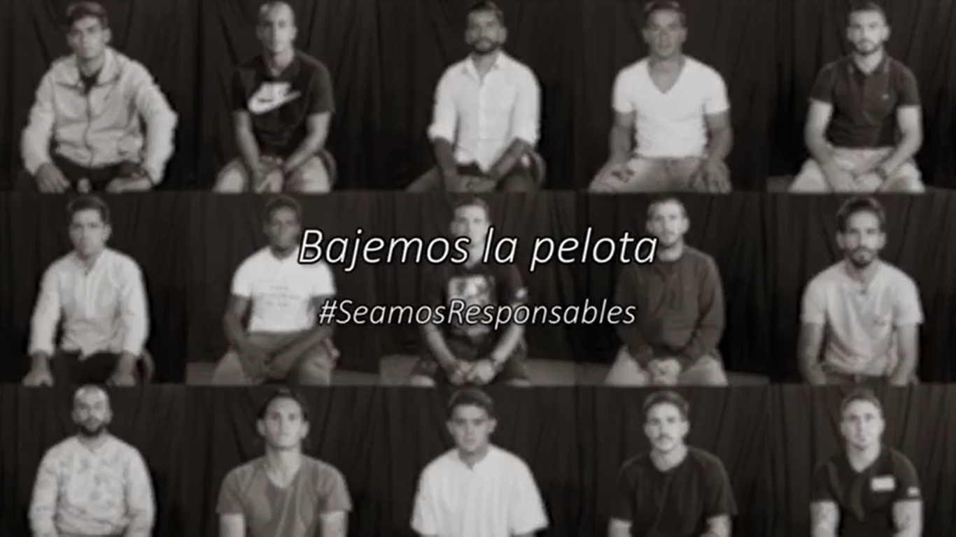 Jugadores del fútbol invitan a los hinchas a "bajar la pelota" | Deportes