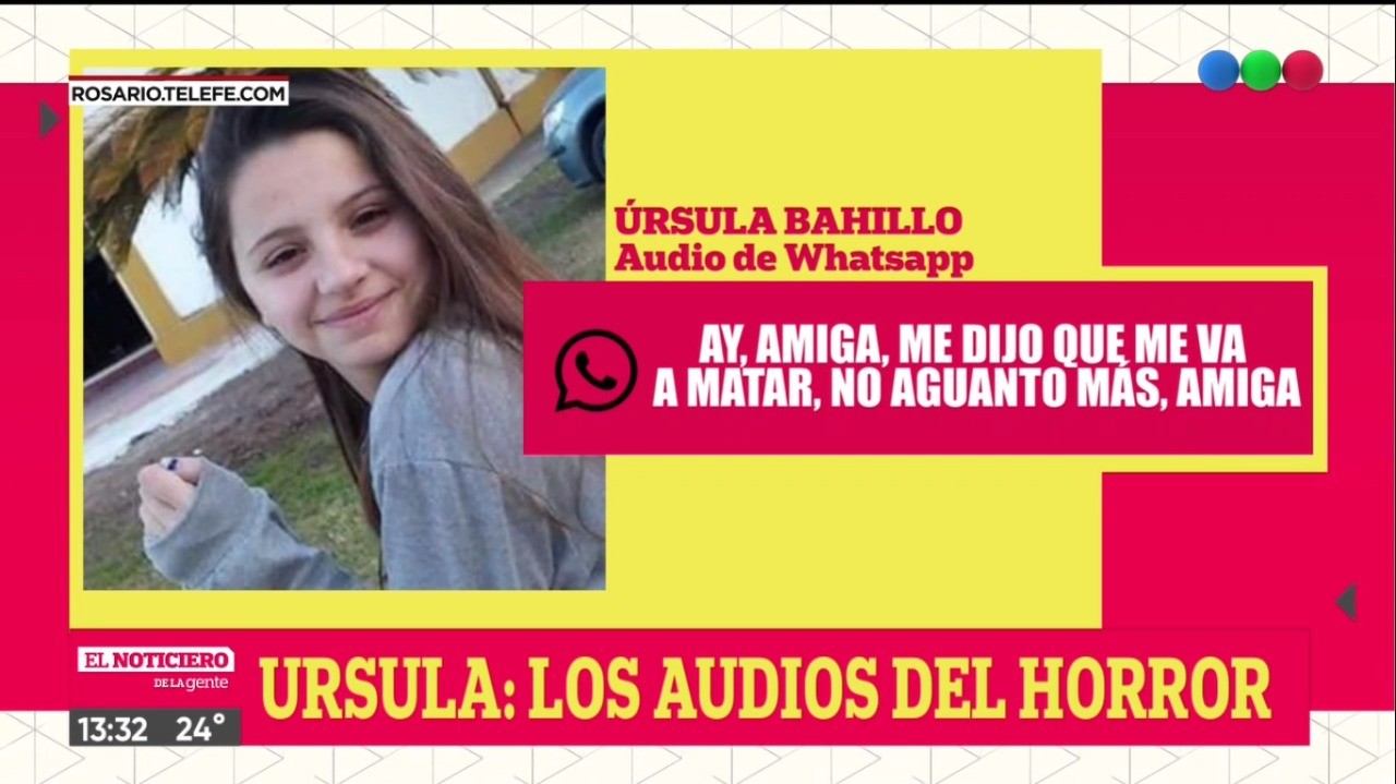 Los desgarradores audios de Úrsula antes del femicidio: "Me dijo que me va a matar" | Información General