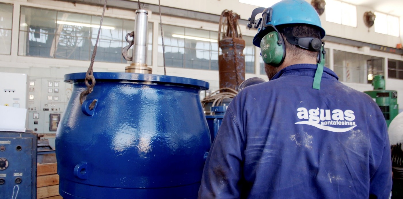 Agua de río. Se puso en marcha una nueva bomba de captación en el Paraná | Información General