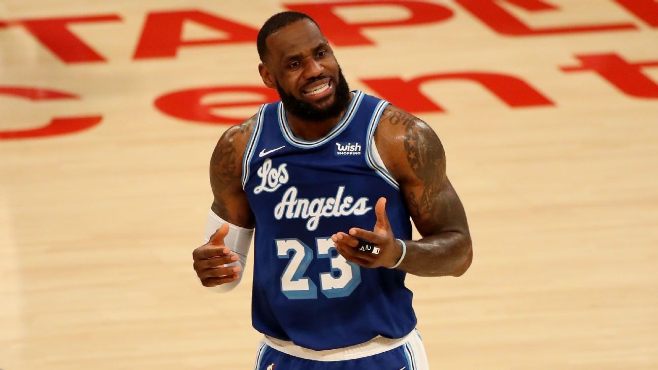 Lakers caen ante Nets en la noche de los 35.000 puntos de Lebron James | Deportes