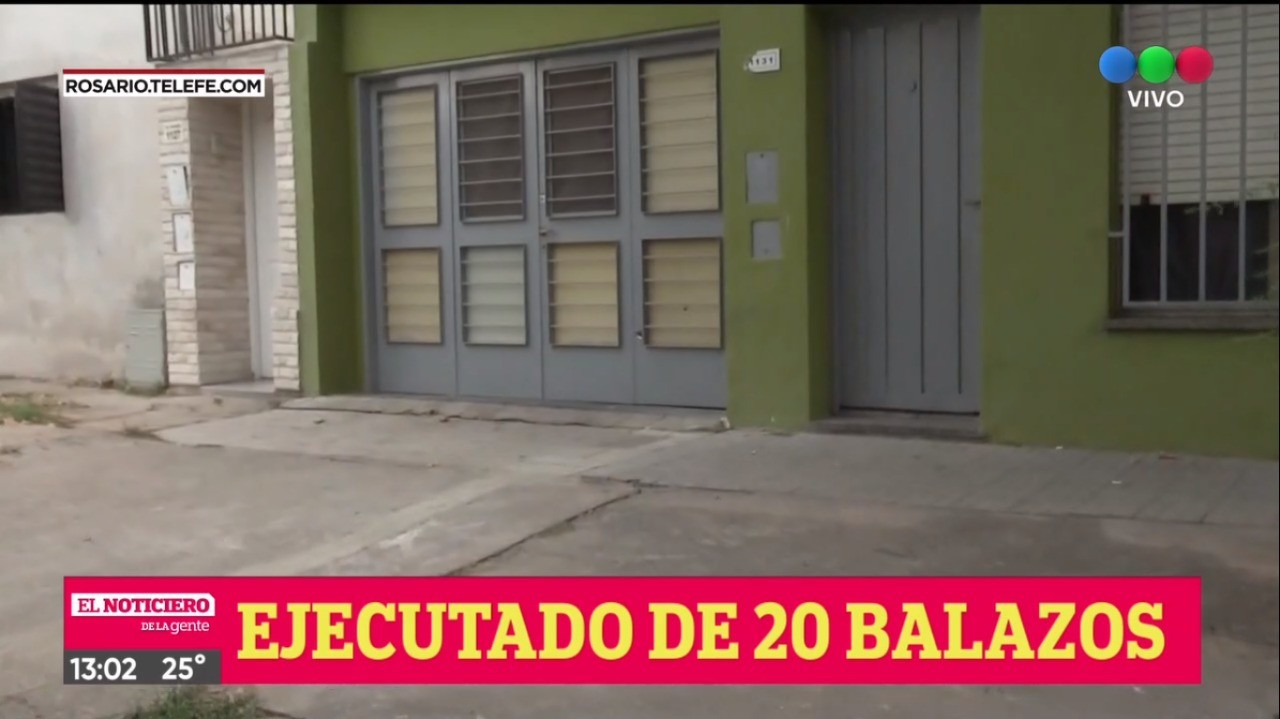 Otro homicidio en Rosario: mataron con diez tiros a un hombre en la puerta de su casa | Información General