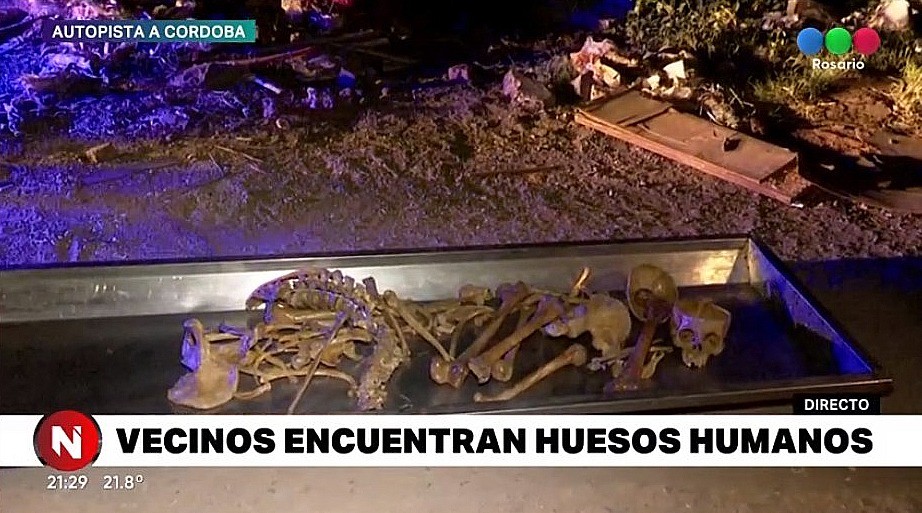 Psicosis: Entre balaceras y asesinatos, encuentran restos óseos en la autopista Rosario-Córdoba | Información General