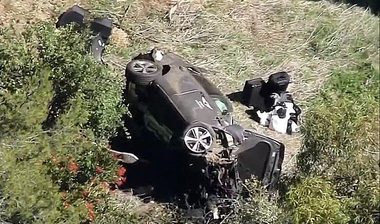 Tiger Woods herido en un grave accidente de auto | Tecnología