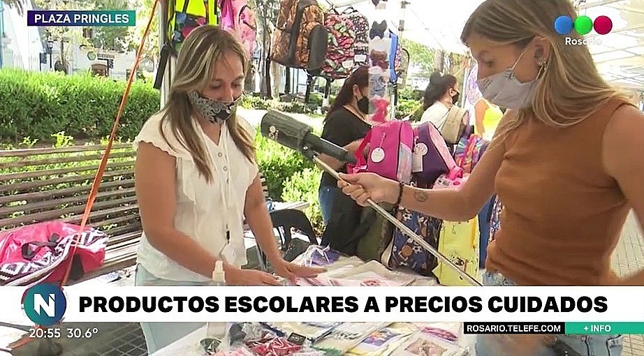 Se desarrolló la Feria de Economía Social en Plaza Pringles | Información General