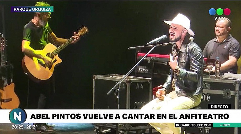 Abel Pintos en Rosario: “Quiero decirles un millón de gracias” | Información General