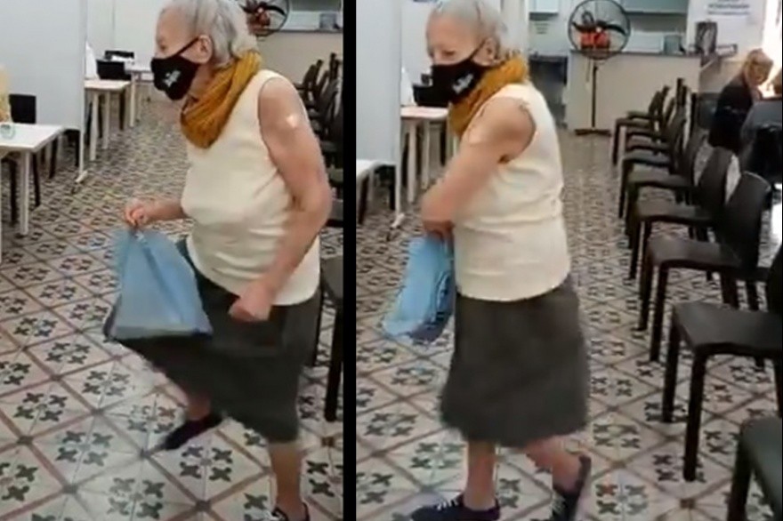 La abuela que se puso a bailar al ritmo de Creedence después de recibir la vacuna | Tecnología
