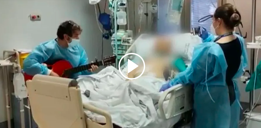 El amor que cura: le cantó a su papá una canción de Sabina en terapia intensiva | Tecnología