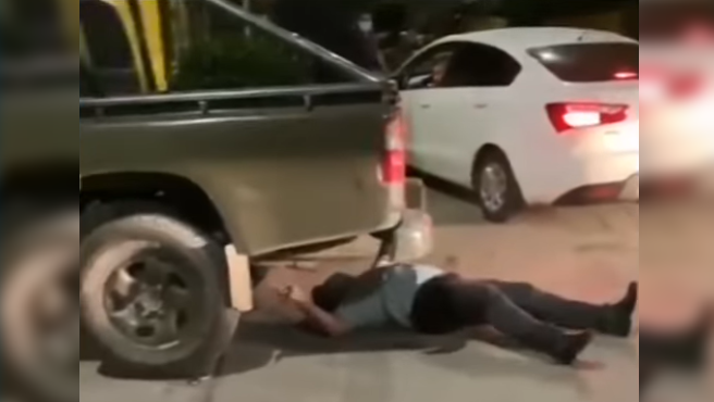 Video: el insólito momento en que un pastor evangélico finge ser atropellado para evadir un control | Tecnología