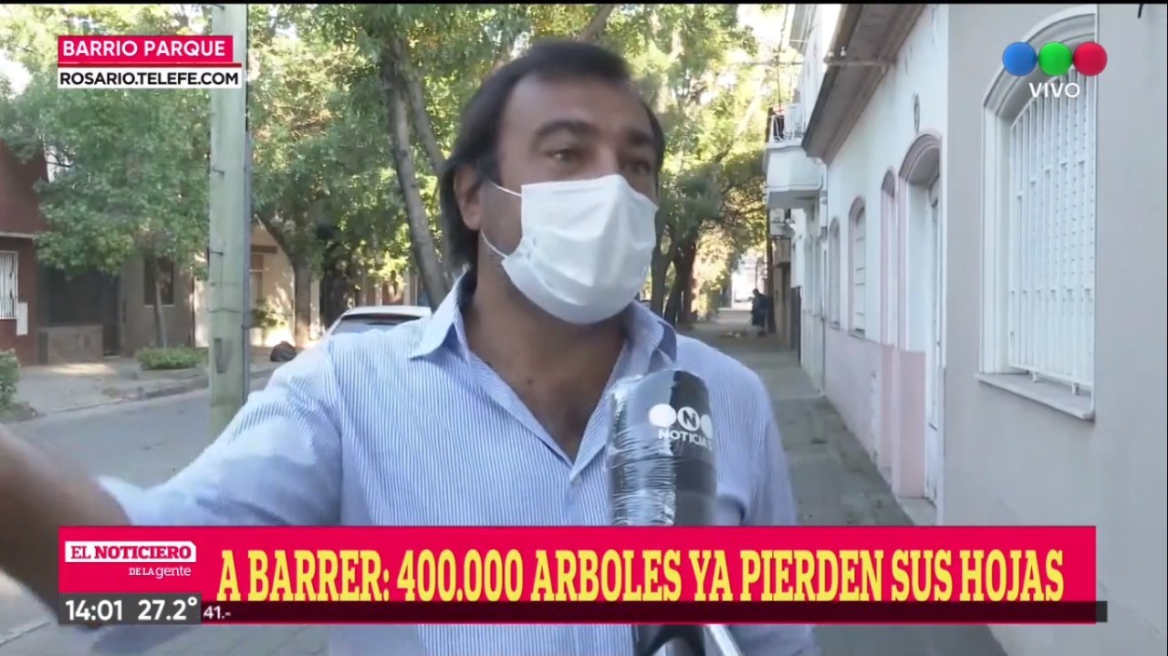 Impulsan el barrido de veredas por la llegada del otoño | Rosario y la región