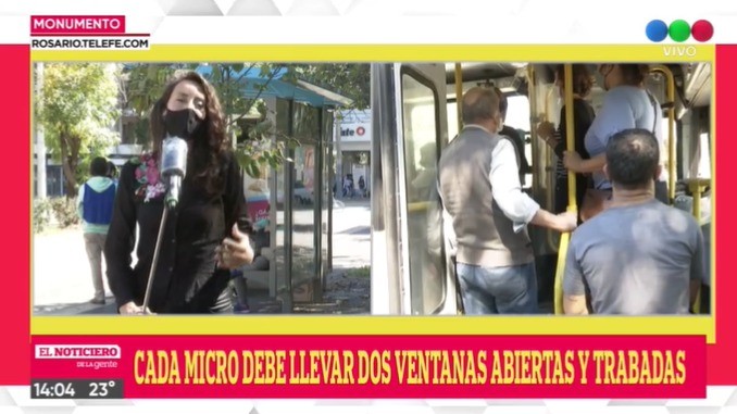 La municipalidad preocupada por la situación del transporte y los protocolos para garantizar la ventilación | Rosario y la región