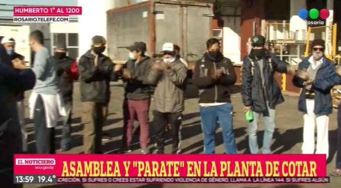 Continúan las protestas de trabajadores de Cotar | Rosario y la región