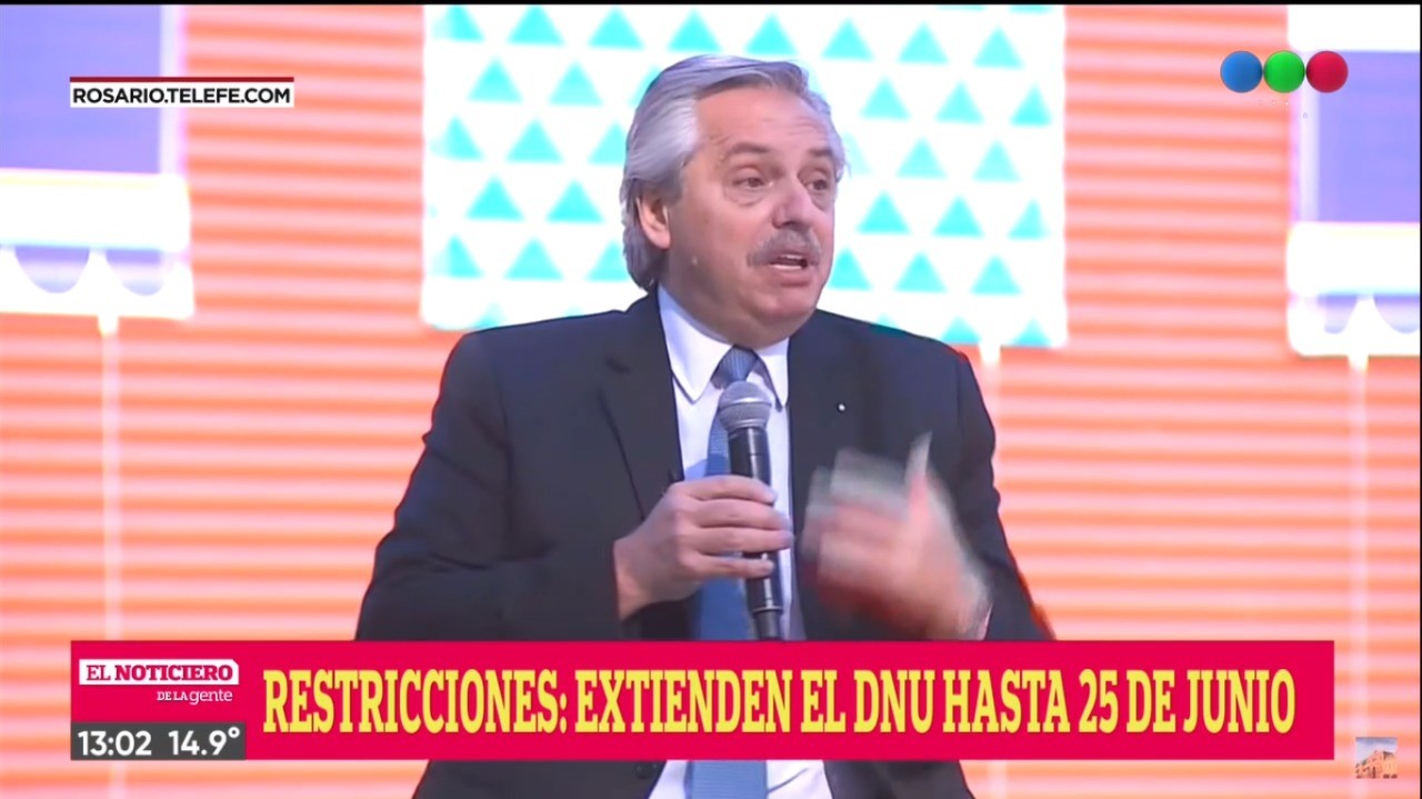 El Gobierno anunció que prorrogará el DNU hasta el 25 de junio | Información General