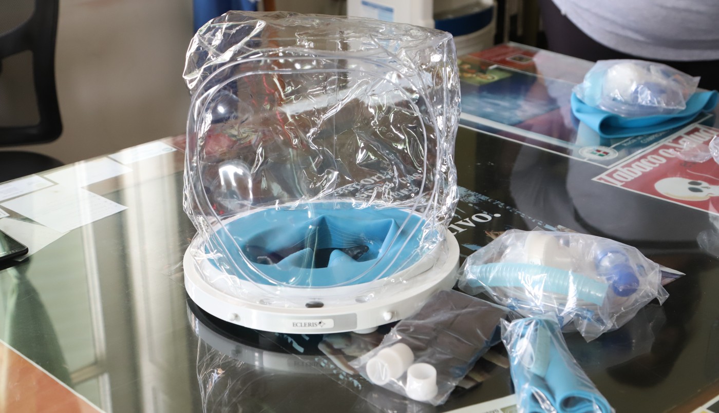 Covid-19: La provincia distribuyó cascos Helmet a diferentes localidades | Información General