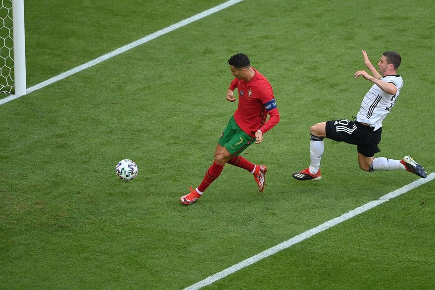 Cristiano Ronaldo, inoxidable: de rechazar un disparo en su área a correr 90 metros y anotar un gol en Portugal - Alemania, por la Eurocopa | Deportes