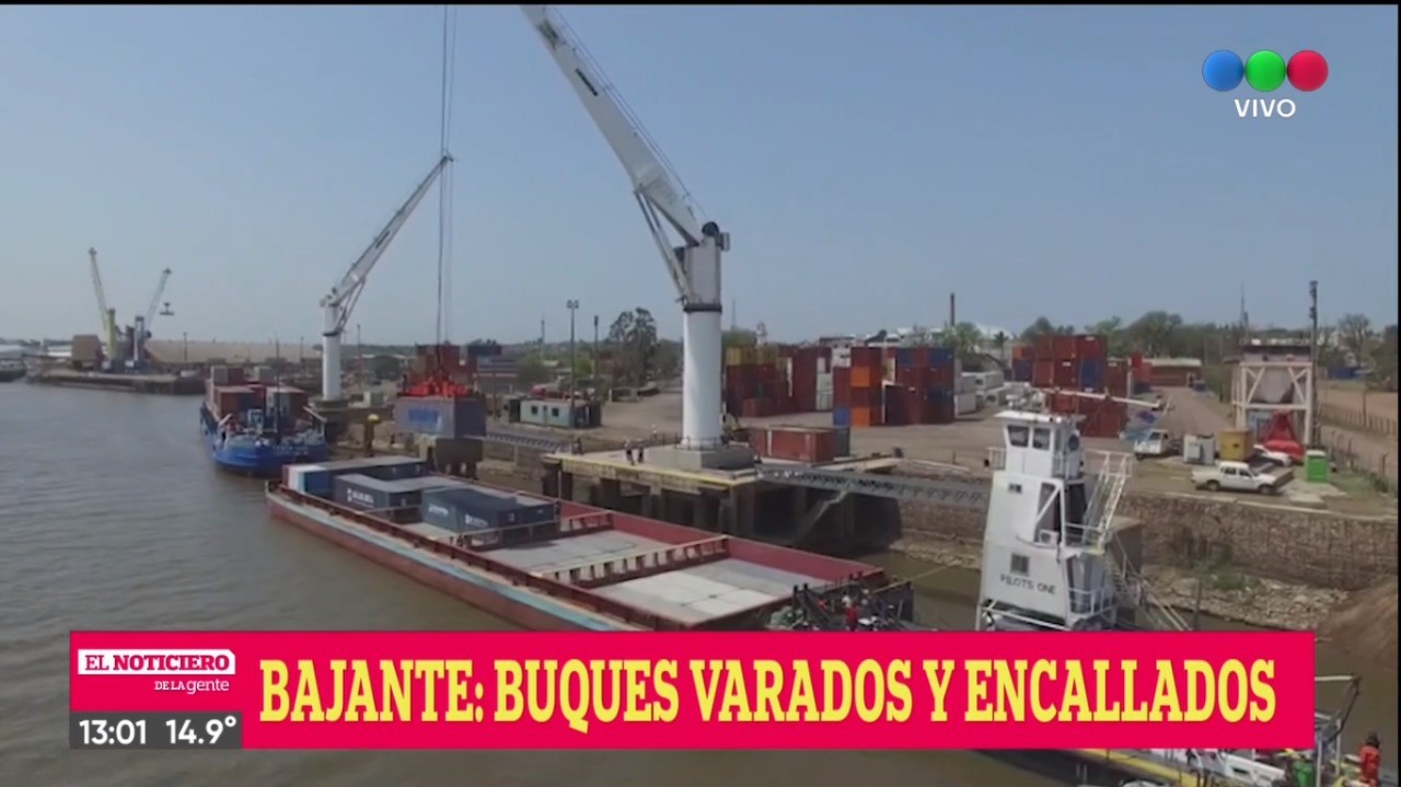 Alertan por busques encallados ante la bajante del río Paraná | Rosario y la región