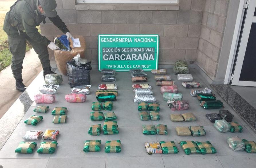 Golpe de Gendarmería: 55 kilos de coca, marihuana y medicamentos prohibidos | Rosario y la región
