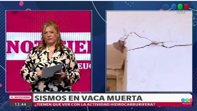 Sismos en la zona de Vaca Muerta | Información General