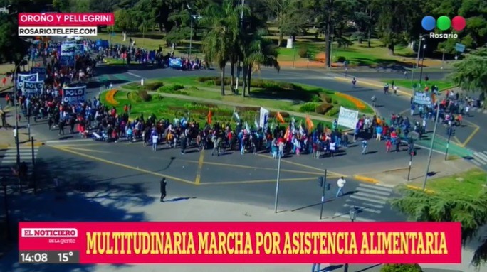 Multitudinaria movilización de referentes de izquierda en Rosario | Rosario y la región