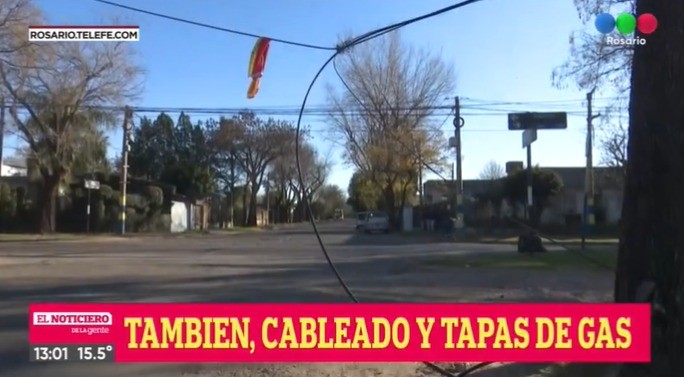 Nuevo robo de cables en Baigorria al 2300 | Rosario y la región