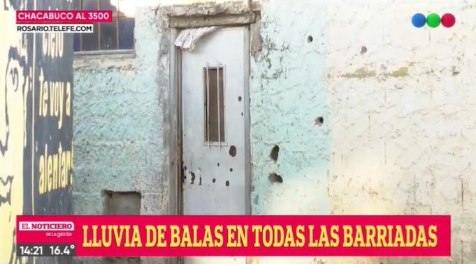 Balearon una vivienda en Chacabuco al 3500 | Rosario y la región