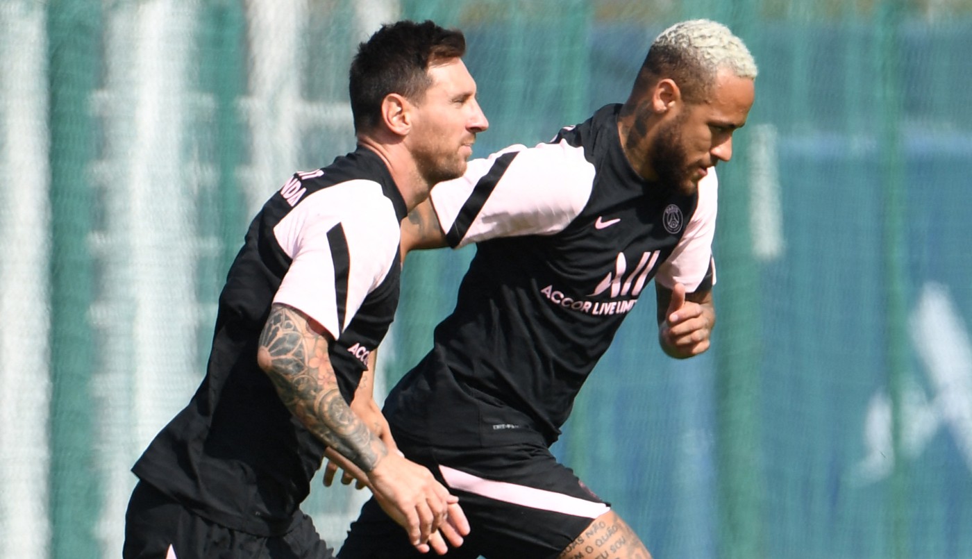 Juntos otra vez: las paredes de Messi y Neymar en el entrenamiento de PSG | Deportes
