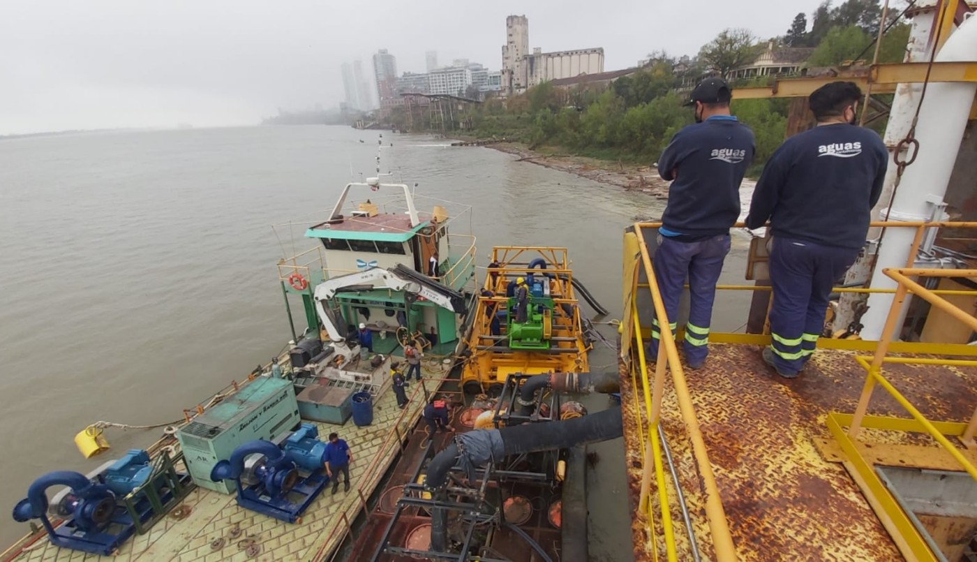 Instalaron nuevas bombas de agua frente a la bajante del Paraná | Rosario y la región