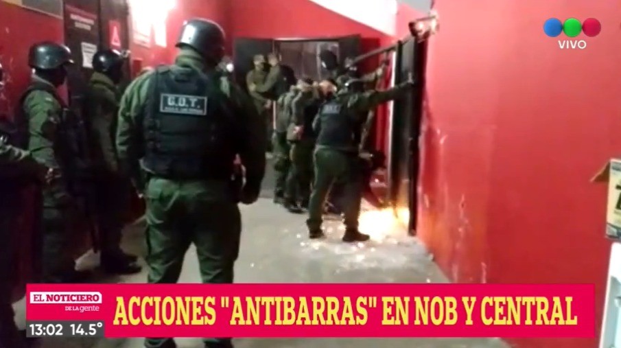 Operativos contra barrabravas en Newell’s y Rosario Central | Rosario y la región