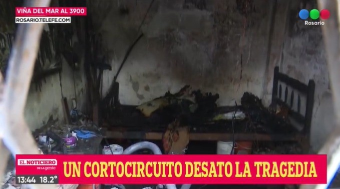 Un hombre pelea por su vida luego de haberse quedado atrapado en el incendio de su casa | Rosario y la región
