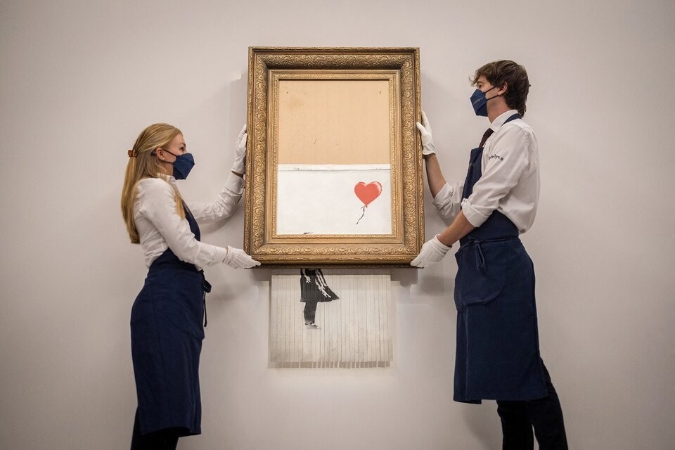 US$ 25,4 millones: subasta récord para Bansky | Tecnología