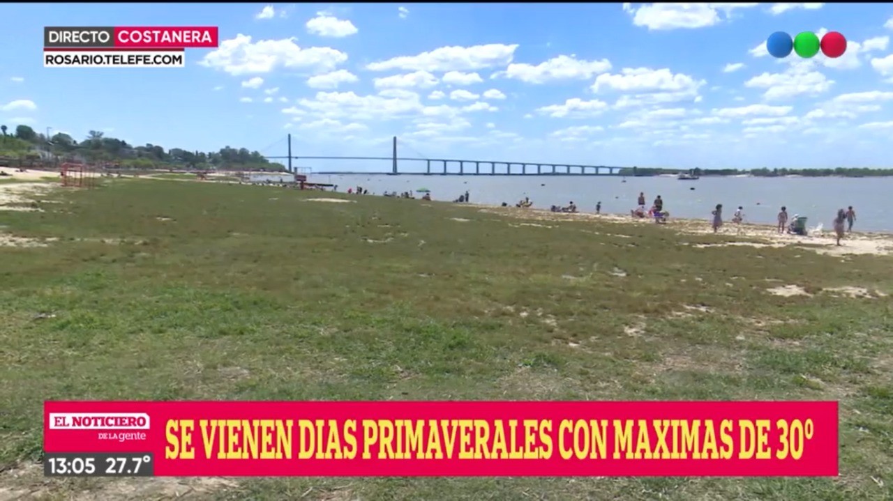 Días primaverales y temperaturas que alcanzarán los 30 grados | Rosario y la región