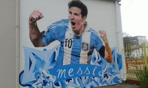 Pintarán un mural de Lionel Messi en el centro de la ciudad | Rosario y la región