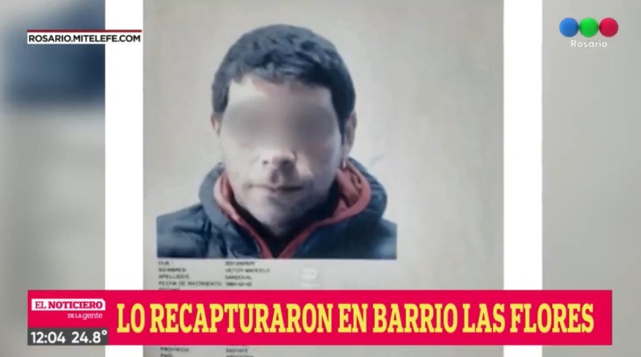 Recapturan a Víctor Sandoval, prófugo desde hace seis años | Rosario y la región