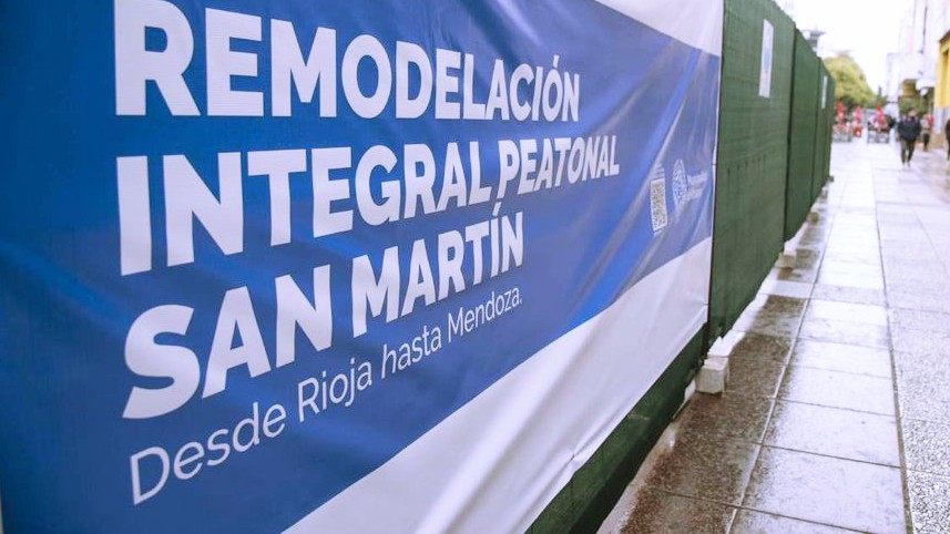 Finaliza la primera etapa de las obras en la Peatonal San Martín, antes de las fiestas | Rosario y la región