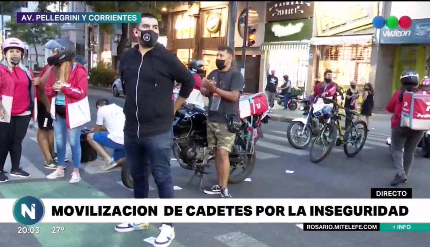 Movilización de cadetes por la inseguridad | Rosario y la región