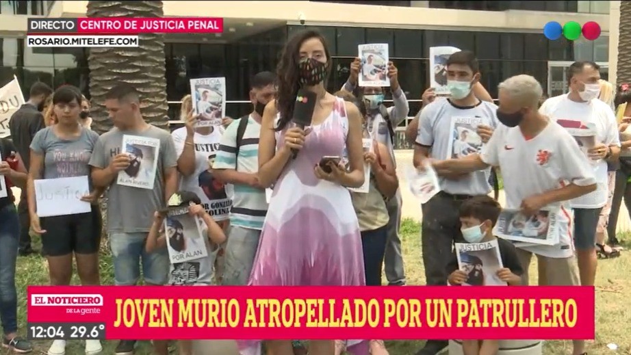 Piden justica por Alan Rivero, el joven que murió atropellado por un patrullero | Rosario y la región