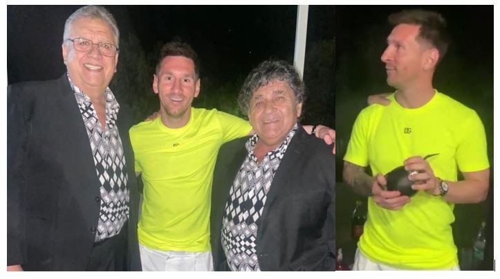 Video: qué le regalaron Los Palmeras a Messi en la fiesta que organizó el rosarino | Deportes