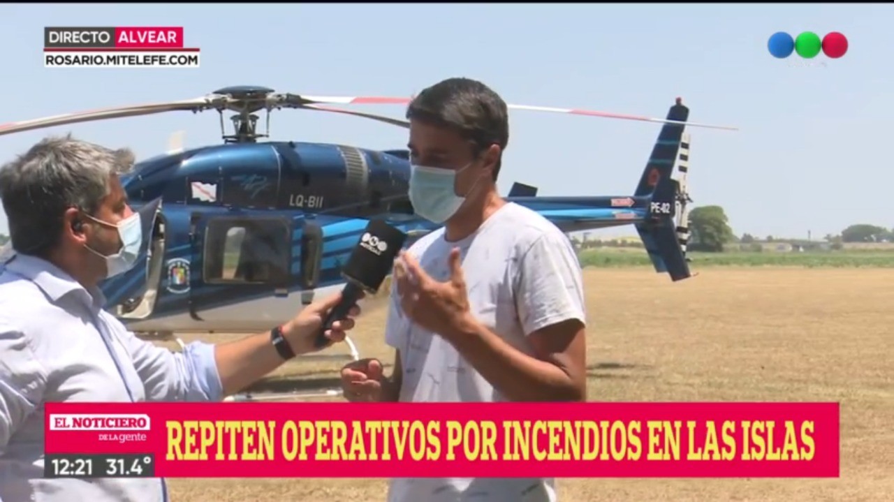 Repiten operativos por incendio en las islas | Rosario y la región