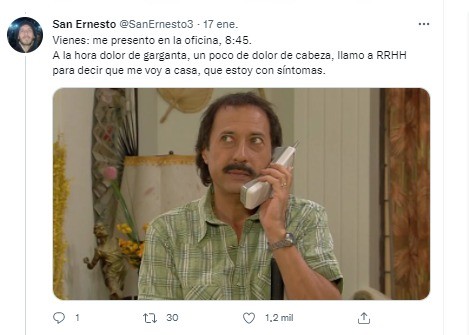 Contó como se contagió de coronavirus con un hilo de memes de Francella y se hizo viral | Información General