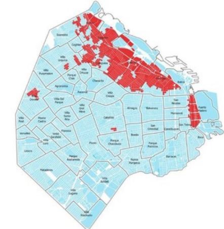 Detalle de los once barrios porteños en los que evalúan quitar los subsidios de la tarifa eléctrica | Información General