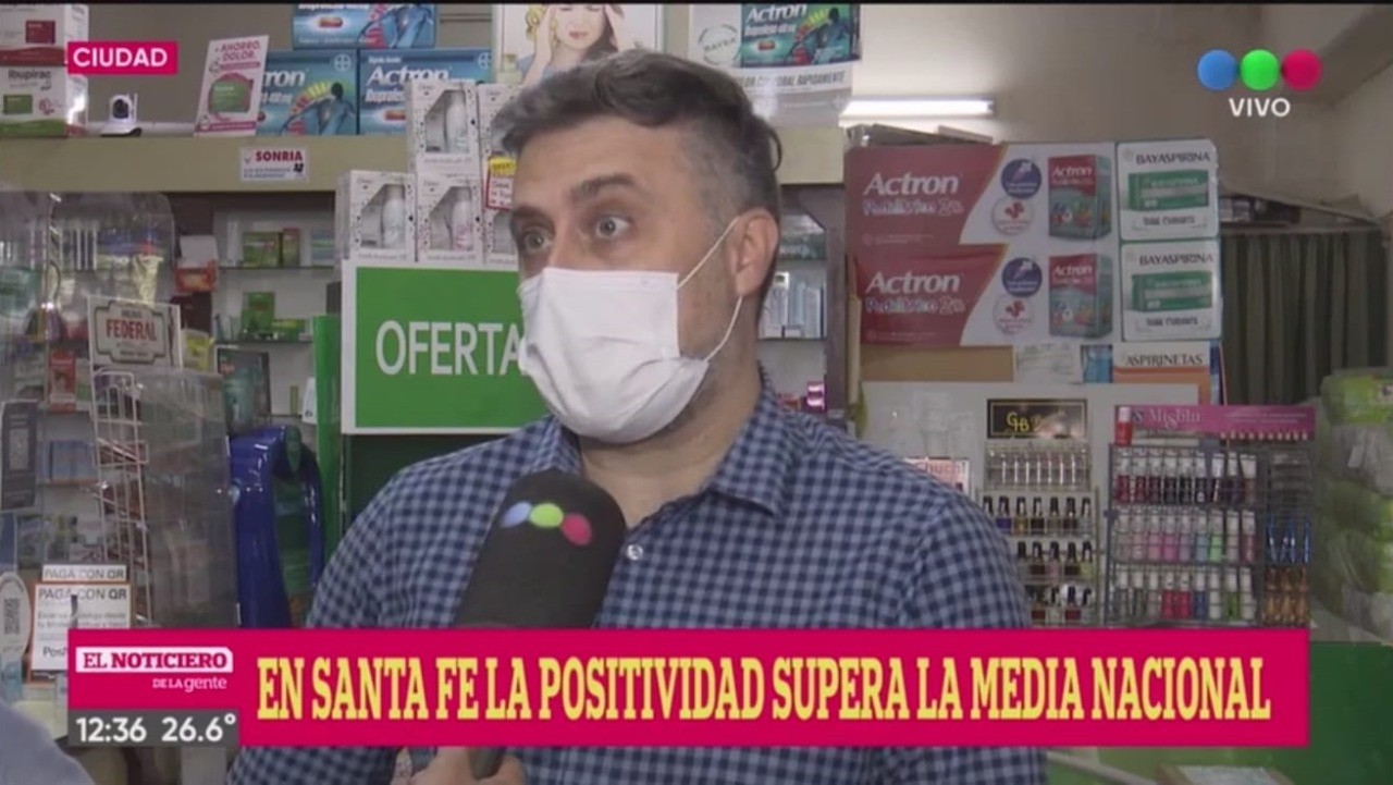 La positividad en Santa Fe supera la media nacional | Rosario y la región