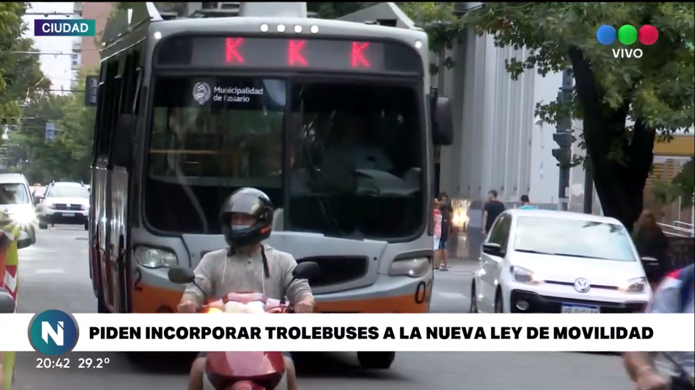Piden incorporar trolebuses a la nueva ley de Movilidad Sustentable | Rosario y la región