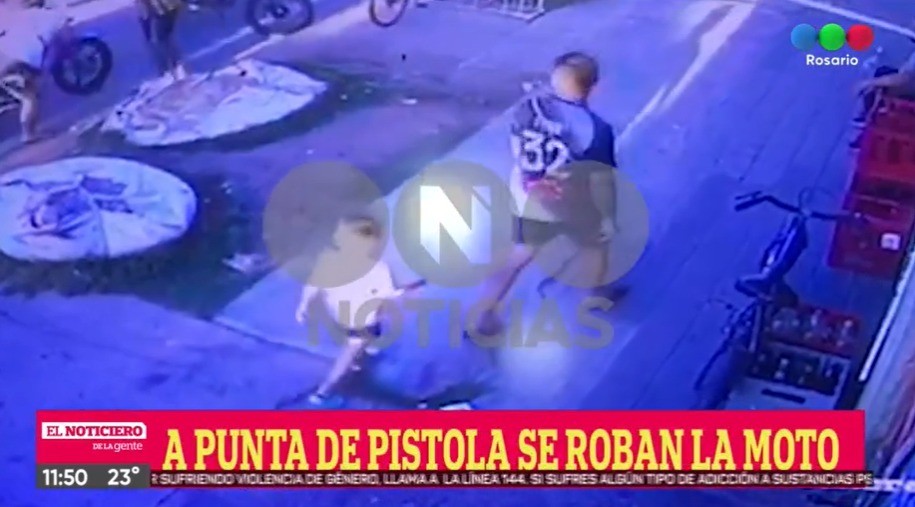 Robaron una moto a punta de pistola | Rosario y la región