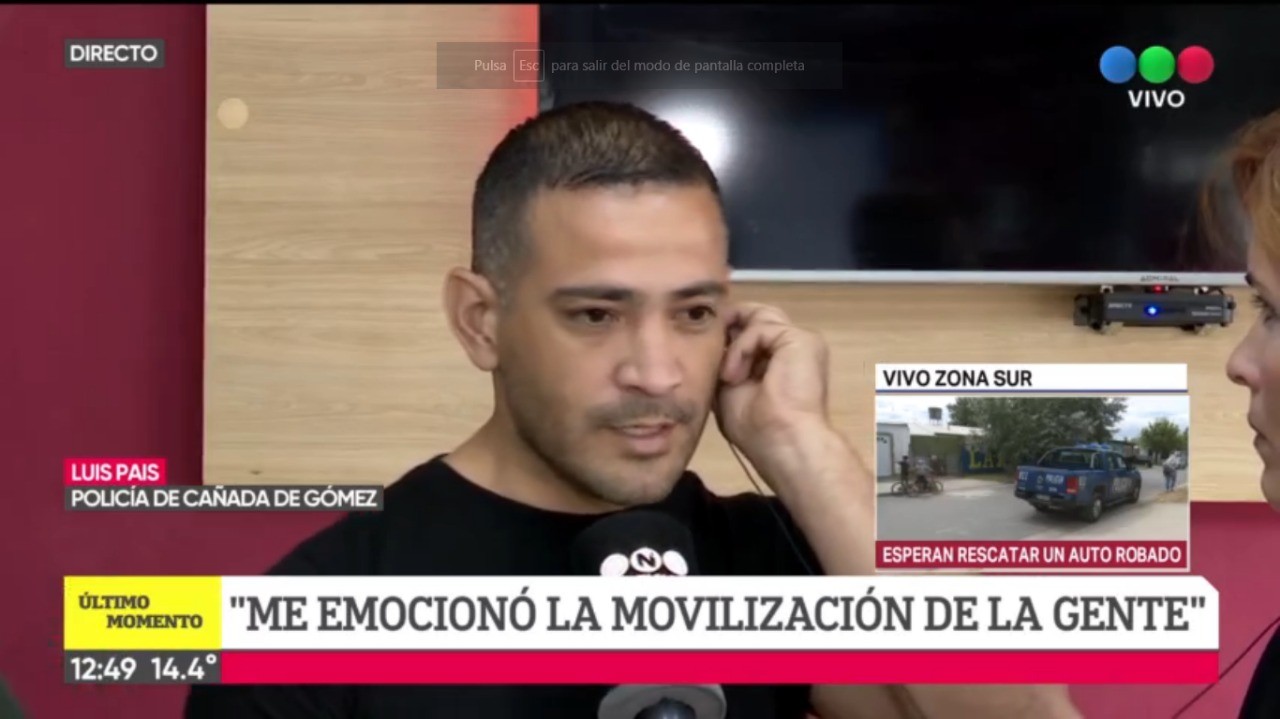 Habló el policía que había sido detenido en Cañada de Gómez | Rosario y la región