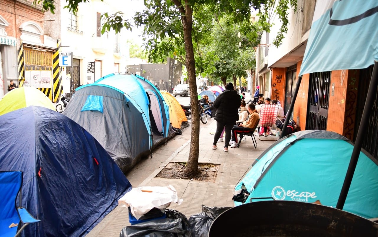 Nuevo acampe piquetero en la ciudad | Rosario y la región